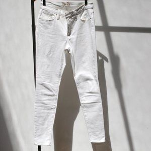 Madewell White Skinny Jeans